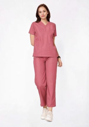 Classic Women's V-Neck (Mauve)  Scrub